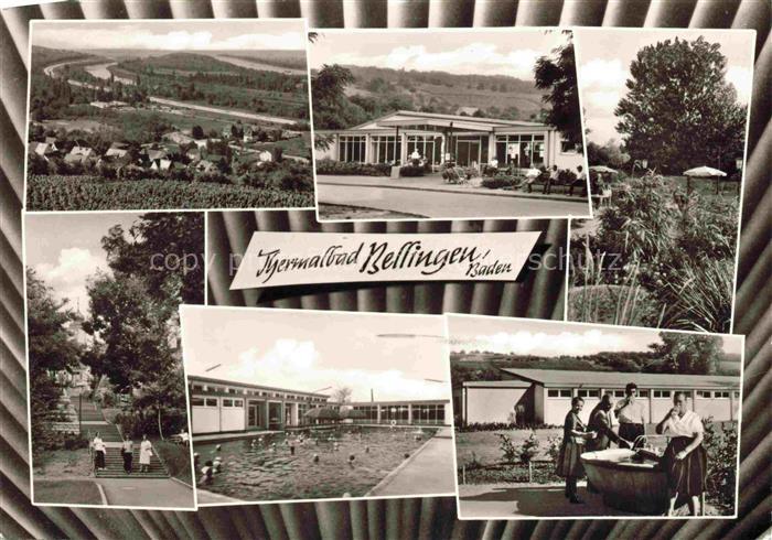 Bad Bellingen Panorama Rheintal Thermalbad Kurgarten Trinkbrunnen