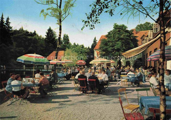 Leopoldstal Lippe Waldhotel Pension Silbermuehle Terrasse Teutoburger Wald
