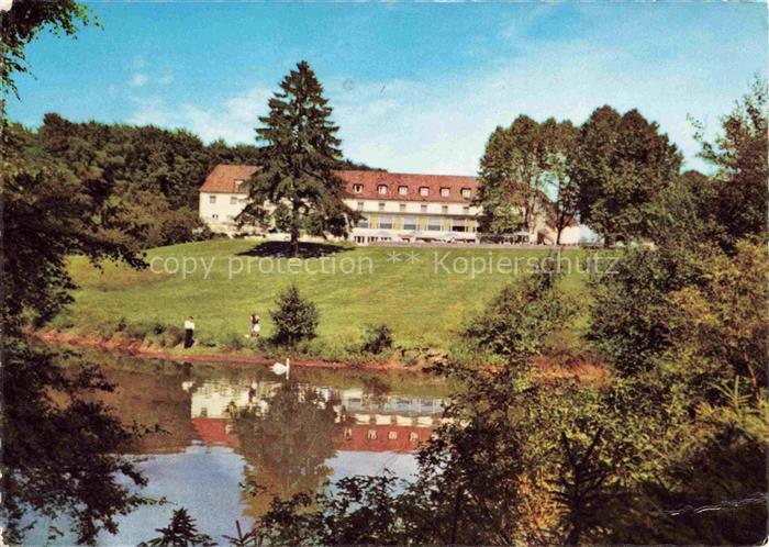 BAD SALZUFLEN Lippe NRW Hotel Schwaghof Partie am Wasser