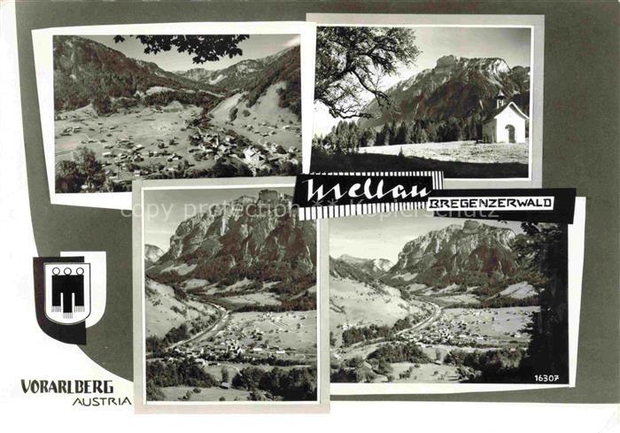 Mellau Vorarlberg AT Panorama Bergkapelle Bregenzerwald Alpen