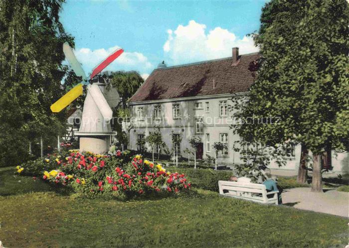 Bad Seebruch Vlotho Kurhaus und Parkanlagen Windmuehle