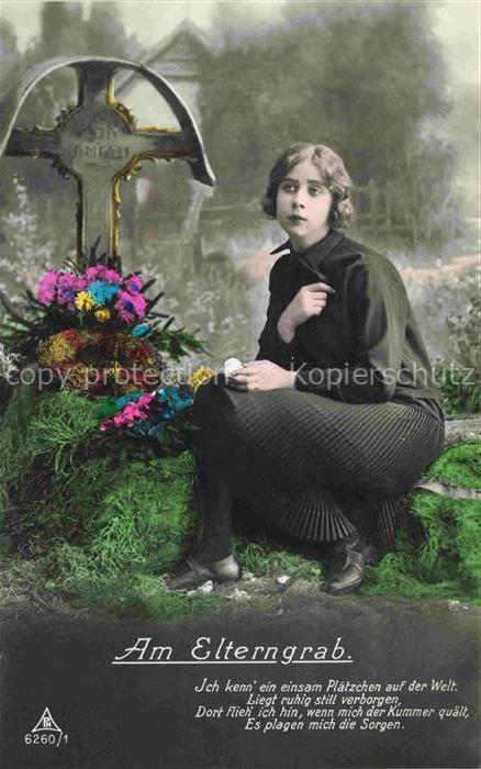 Foto PH Paris Nr. 6260/1 Am Elterngrab