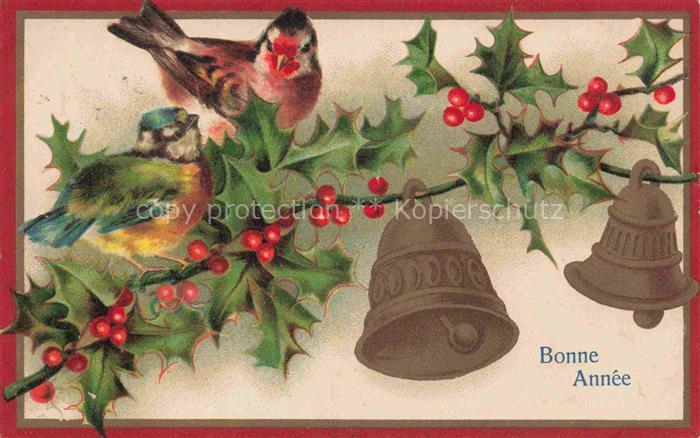 Stechpalme Pflanzen Glocke Spatz