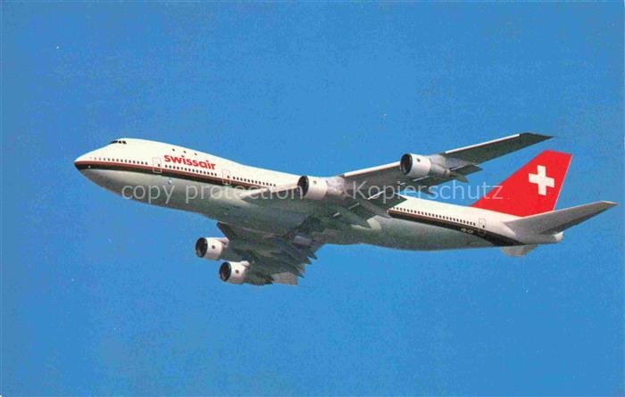 FLUGZEUGE ZIVIL Swissair Boeing 747 B