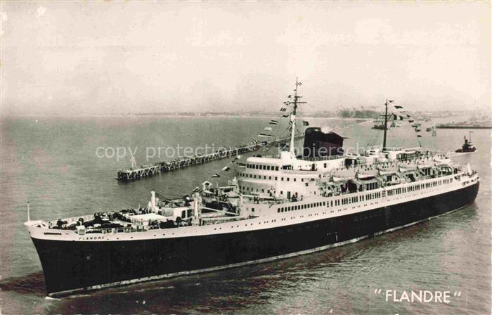 Dampfer Oceanliner Flandre