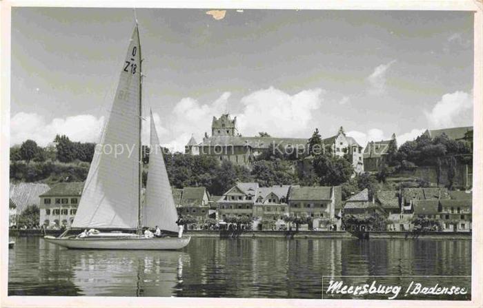 Segelboote Segelschiffe Sailing Voile Vela-- Meersburg Bodensee