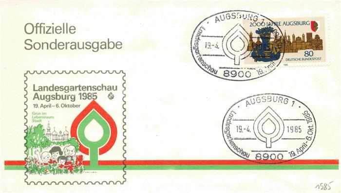 LAGA Landesgartenschau Augsburg  Brief