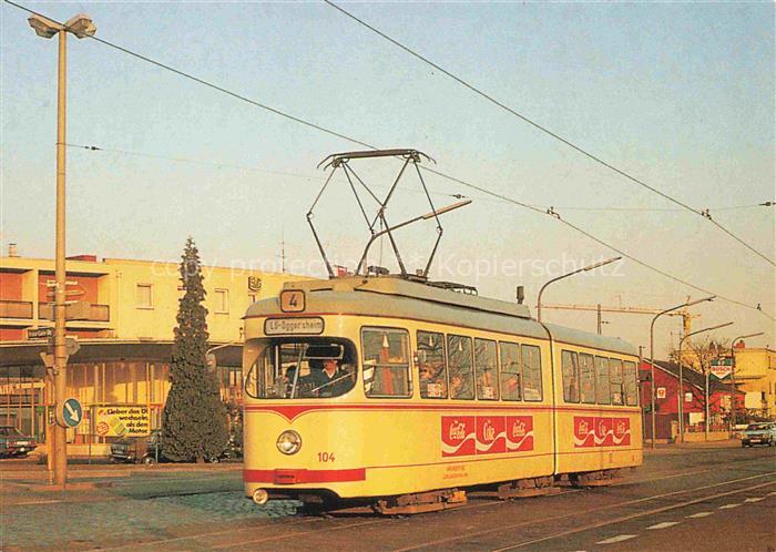 STRAssENBAHN Tramway-- Ludwigshafen Rhein Neckar Platz VBL