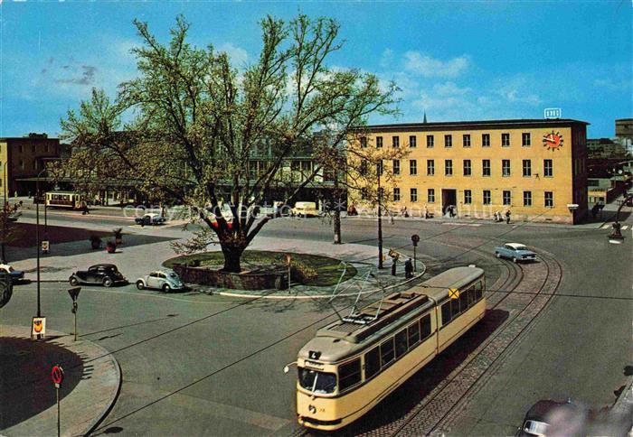 STRAssENBAHN Tramway-- Ludwigshafen Platz am Hauptbahnhof