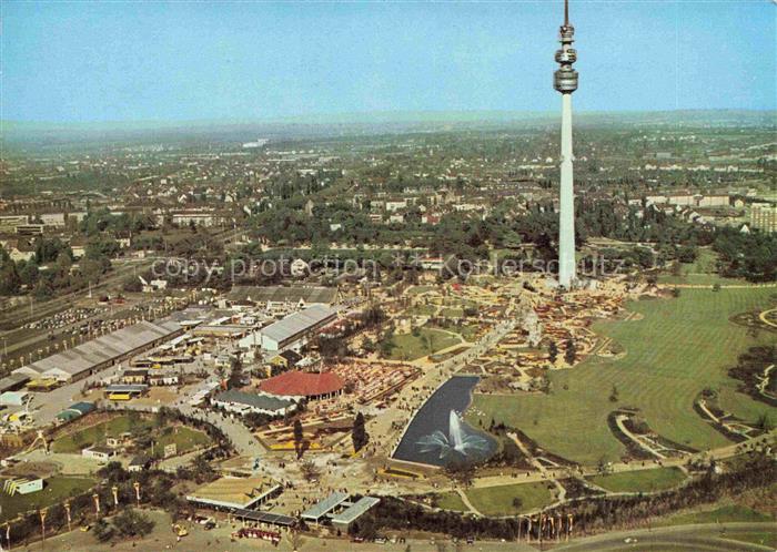 BUGA Bundesgartenschau Dortmund Luftaufnahme Gartenschau Haupteingang Fernsehtur