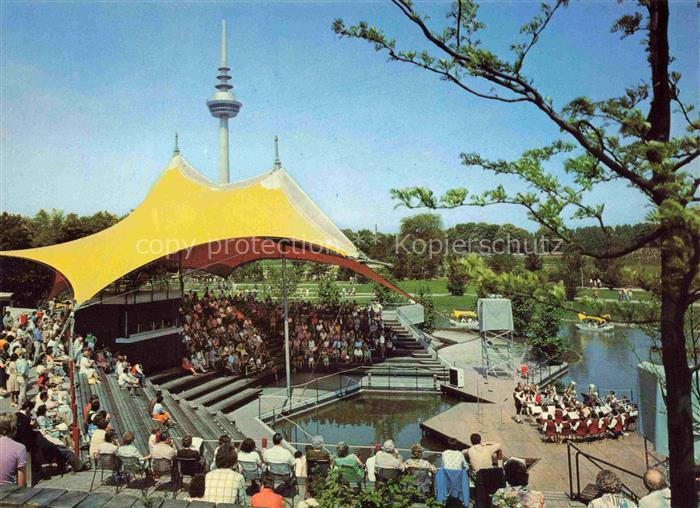 BUGA Bundesgartenschau Mannheim Seebuehne Gelaendeteil Luisenpark