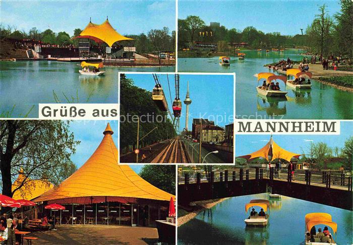 BUGA Bundesgartenschau Mannheim Fernseherturm Drehrestaurant Herzogen Ried