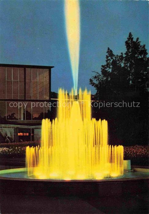 BUGA Bundesgartenschau Stuttgart Feuerspielende Wasserspiele Ehrenhof