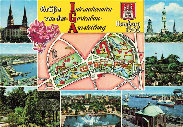 IGA Gartenbauaustellung International Hamburg Rathaus Hafen Botanischer Garten S