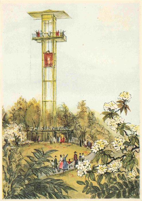 LAGA Landesgartenschau Stuttgart Aussichtturm Schnellaufzug