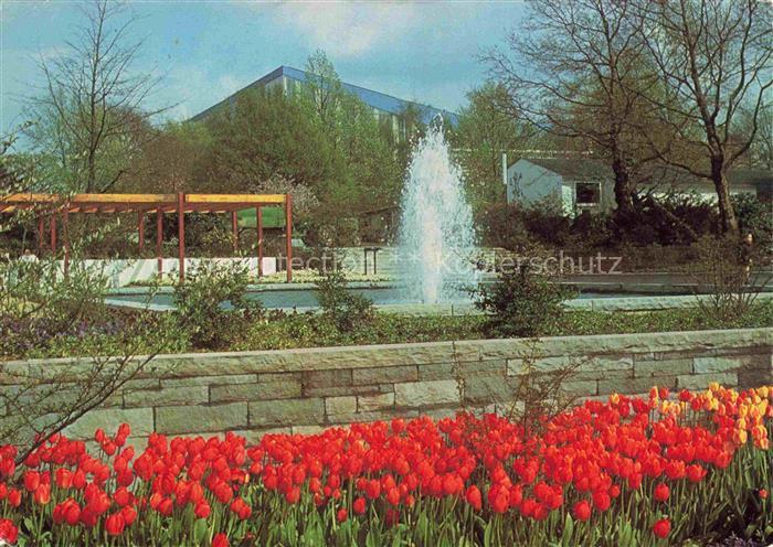 BUGA Bundesgartenschau Essen Farbenterasse Grugahalle