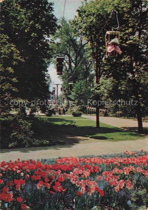 BUGA Bundesgartenschau Koeln Sessellift durch Park