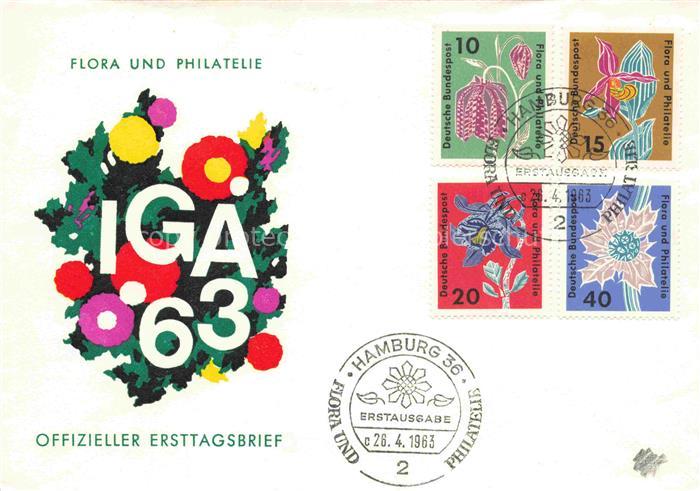 IGA Gartenbauaustellung International Flora Philatelie Ersttagsbrief Brief