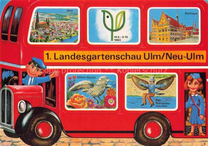 LAGA Landesgartenschau Ulm Neu Ulm Rathaus Bus Spatz
