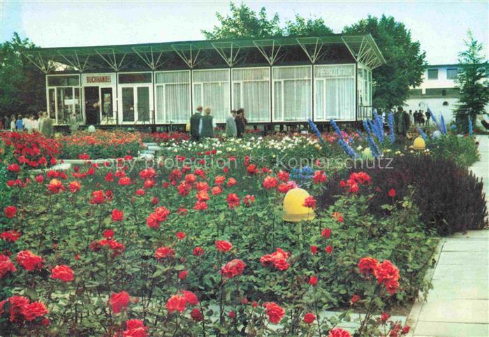 IGA Gartenbauaustellung International Erfurt DDR Rosengarten Pressezentrum