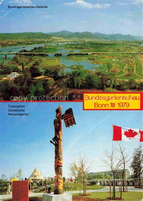 BUGA Bundesgartenschau Bonn Totempfahl Canadische Nationalgarten Gelaende