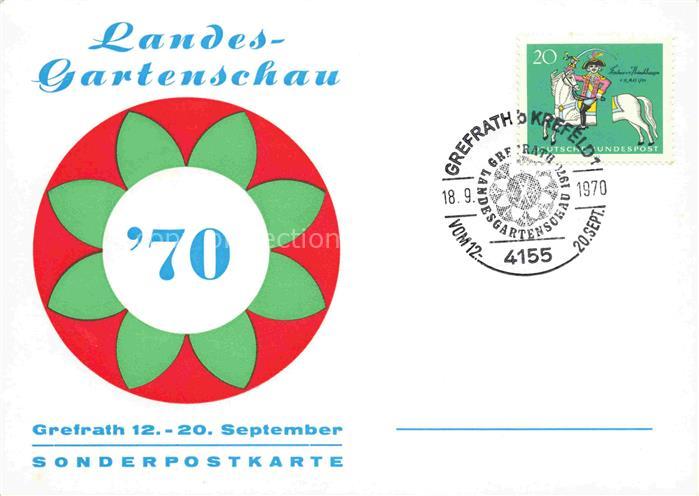 LAGA Landesgartenschau Grefrath Sonderpostkarte