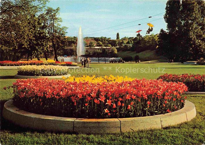 BUGA Bundesgartenschau Stuttgart Sessellift Wasserspiele