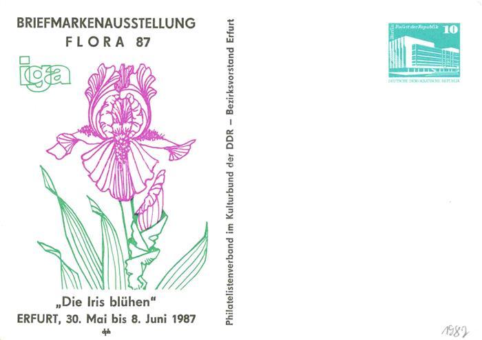 IGA Gartenbauaustellung International Briefmarkenausstellung Flora