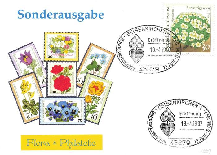 BUGA Bundesgartenschau Gelsenkirchen Flora Philatelie Briefmarken Sonderausgabe