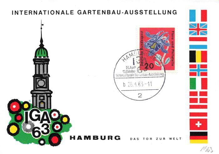 IGA Gartenbauaustellung International Hamburg Der Tor zur Welt