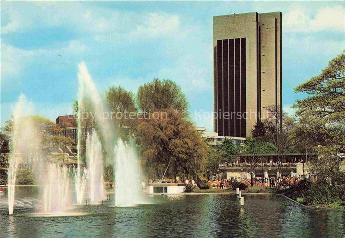 IGA Gartenbauaustellung International Hamburg Wasserfontaenen Grossen Parksee