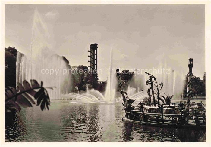 IGA Gartenbauaustellung International Hamburg  Wasserspiel Taverna Isola Bella