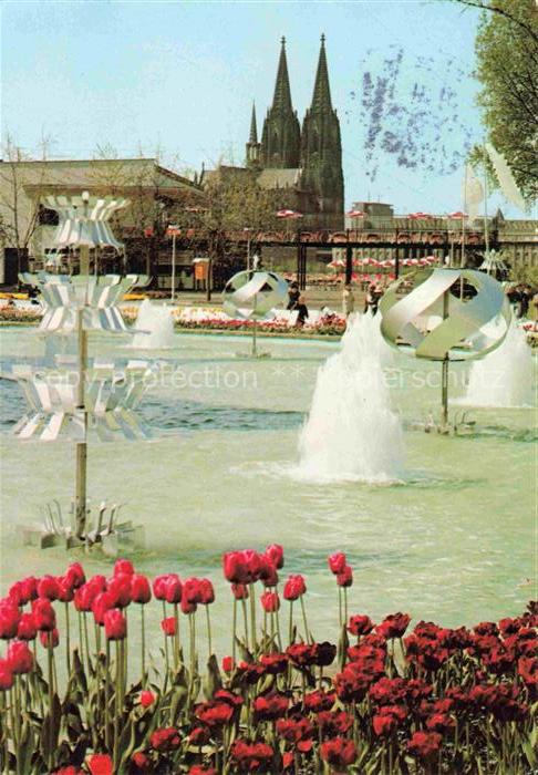 BUGA Bundesgartenschau Koeln Wasserspiel Tanzbrunnen