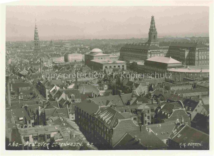 COPENHAGEN Kobenhavn Kjoebenhavn Kopenhagen DK Panorama