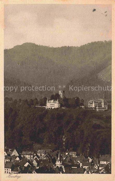 Hornberg  Schwarzwald mit Schlosshotel