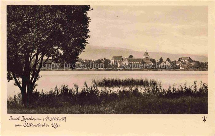 Insel Reichenau Bodensee mit Allensbacher Ufer