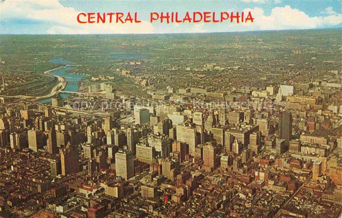 PHILADELPHIA  Pennsylvania USA Fliegeraufnahme mit Schuylkill River