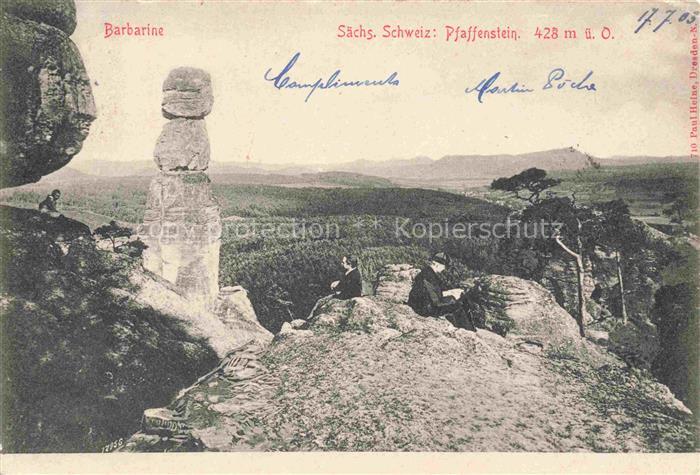 Barbarine Pfaffenstein Saechs Schweiz