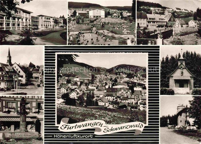 Furtwangen Schwarzwald BW Ortsmotive und Teilansichten