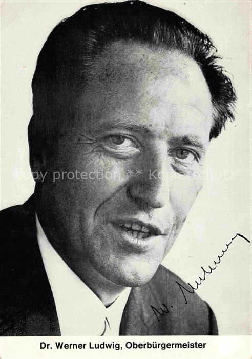 LUDWIGSBURG  BW Dr Werner Ludwig Oberbuergermeister Portrait