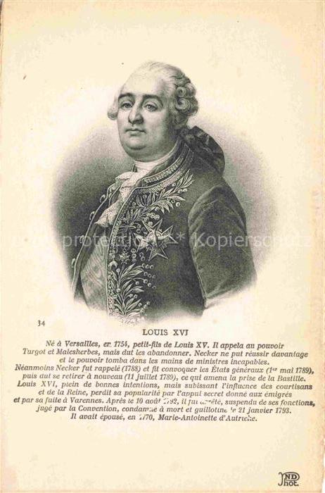 LOUIS XV Adel Frankreich France Versailles