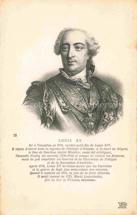 LOUIS XV Adel Frankreich France Versailles