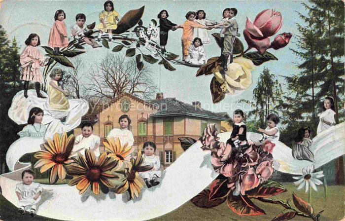 Kinder Child Enfants Blumen