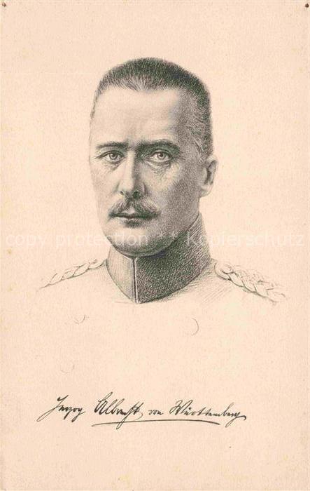 Militaria Adel Albert Herzog Wuerttemberg