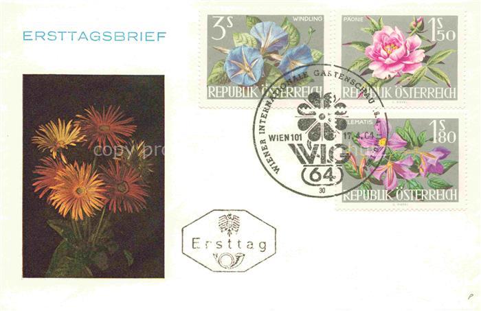 WIGA WIG Wiener Gartenschau WIEN AT oesterreich Briefumschlag