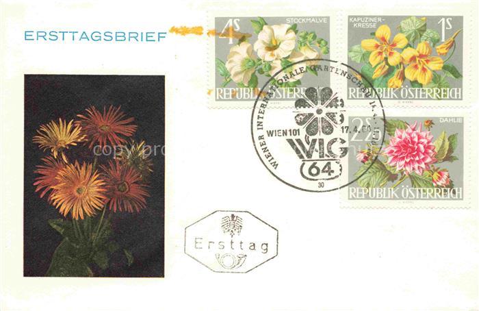 WIGA WIG Wiener Gartenschau WIEN AT oesterreich Briefumschlag