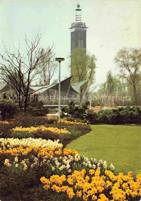 BUGA Bundesgartenschau Koeln Tanzbrunnen Messeturm