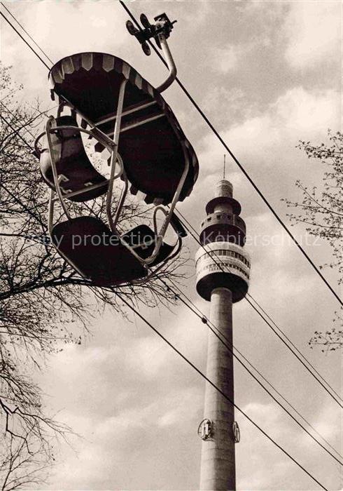 BUGA Bundesgartenschau Dortmund Sessellift Telesiege Fernmeldeturm