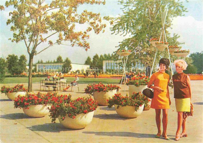 IGA Gartenbauaustellung International DDR Erfurt Sommertag