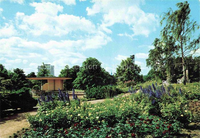 Ausstellung Gartenbau Hamburg 1897 Hansestadt Rittersporn Rosen Musikpavillon